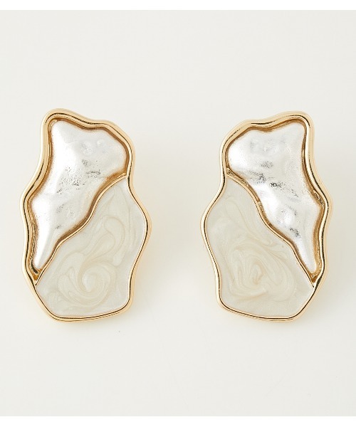 rienda(リエンダ)の「変形ニュアンスピアス(ピアス(両耳用)・レディース・ゴールド・FREE)」の3枚目の写真