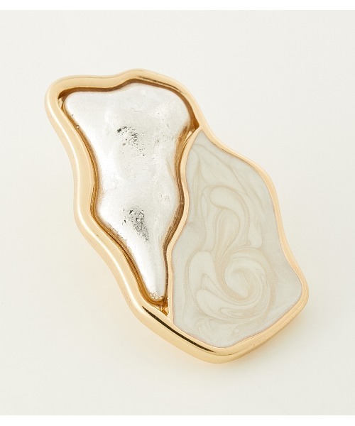 rienda(リエンダ)の「変形ニュアンスピアス(ピアス(両耳用)・レディース・ゴールド・FREE)」の2枚目の写真