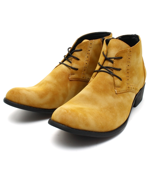 VENCEEXCHANGE（ヴァンスエクスチェンジ）の「ムラスエードチャッカブーツ（ブーツ・メンズ・ブルー/マスタード・MEDIUM/LARGE）」の2枚目の写真