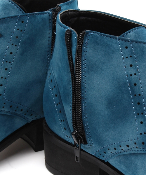 VENCEEXCHANGE（ヴァンスエクスチェンジ）の「ムラスエードチャッカブーツ（ブーツ・メンズ・ブルー/マスタード・MEDIUM/LARGE）」の10枚目の写真