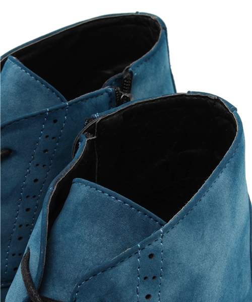 VENCEEXCHANGE（ヴァンスエクスチェンジ）の「ムラスエードチャッカブーツ（ブーツ・メンズ・ブルー/マスタード・MEDIUM/LARGE）」の4枚目の写真