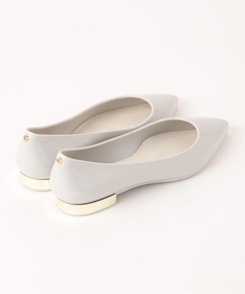 THE STATION STORE（ザ ステーション ストア）の「＜TEMPERATE＞●メタルヒール レインパンプス（レインシューズ・レディース・ライトグレー/ライム・38/39/37）」の8枚目の写真