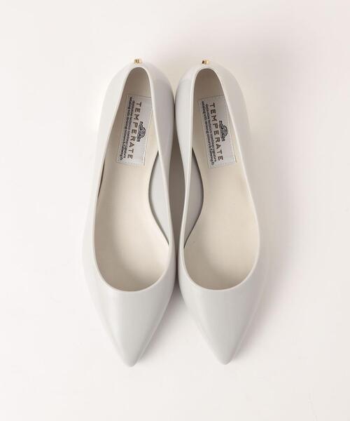 THE STATION STORE（ザ ステーション ストア）の「＜TEMPERATE＞●メタルヒール レインパンプス（レインシューズ・レディース・ライトグレー/ライム・38/39/37）」の7枚目の写真