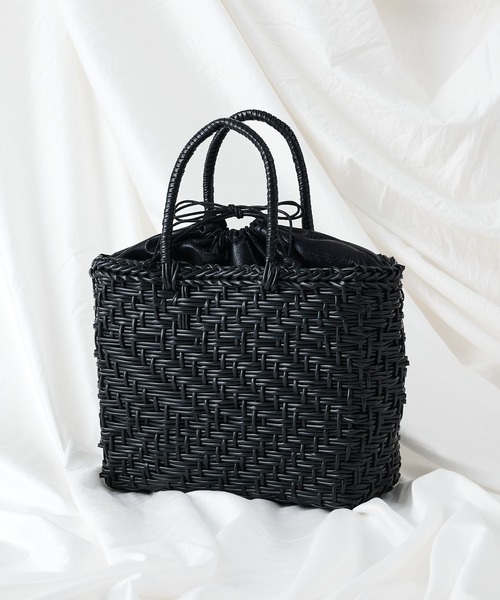 COLONY 2139（コロニートゥーワンスリーナイン）の「チューブかごバッグ（かごバッグ・レディース・アイボリー/ブラック/ブラウン・FREE）」の10枚目の写真