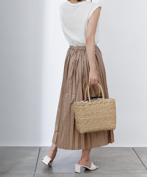 COLONY 2139（コロニートゥーワンスリーナイン）の「チューブかごバッグ（かごバッグ・レディース・アイボリー/ブラック/ブラウン・FREE）」の17枚目の写真