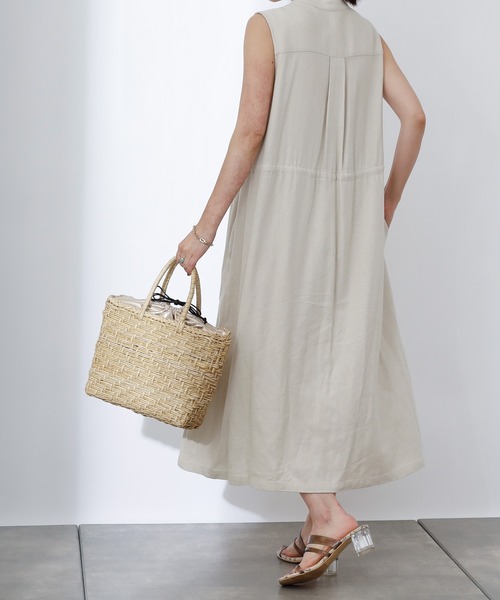 COLONY 2139（コロニートゥーワンスリーナイン）の「チューブかごバッグ（かごバッグ・レディース・アイボリー/ブラック/ブラウン・FREE）」の14枚目の写真