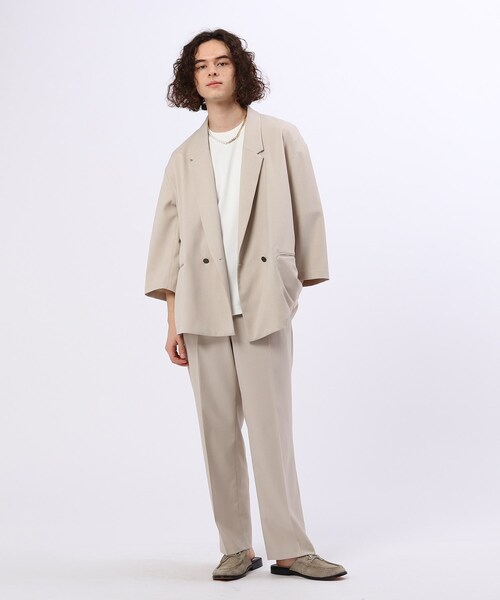 ◆ファンマーツイル セミワイドストレートスラックス（セットアップ対応/ユニセックスアイテム）