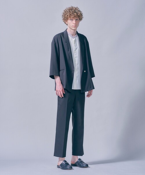 ◆ファンマーツイル セミワイドストレートスラックス（セットアップ対応/ユニセックスアイテム）