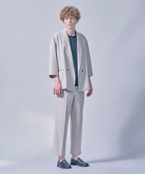 ◆ファンマーツイル セミワイドストレートスラックス（セットアップ対応/ユニセックスアイテム）