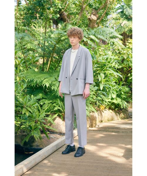 ◆ファンマーツイル セミワイドストレートスラックス（セットアップ対応/ユニセックスアイテム）