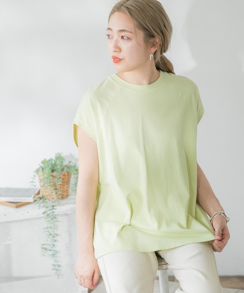 ITEMS URBANRESEARCH(アイテムズ アーバンリサーチ)の「バックリボンラグランTシャツ(Tシャツ/カットソー・レディース・グレー系その他/チャコールグレー/オフホワイト/イエロー・FREE)」の16枚目の写真