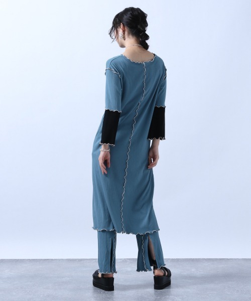 HARE（ハレ）の「メローテレコパンツ(HARE)（その他パンツ・レディース・ブラック/ブルー・FREE）」の3枚目の写真