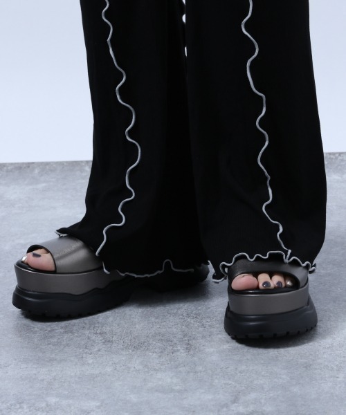 HARE（ハレ）の「メローテレコパンツ(HARE)（その他パンツ・レディース・ブラック/ブルー・FREE）」の8枚目の写真