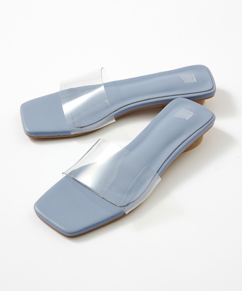 COLONY 2139（コロニートゥーワンスリーナイン）の「クリアベルトフラットサンダル（サンダル・レディース・ブラック/サックスブルー/アイボリー・22.5cm/23.5cm/24.5cm）」の10枚目の写真