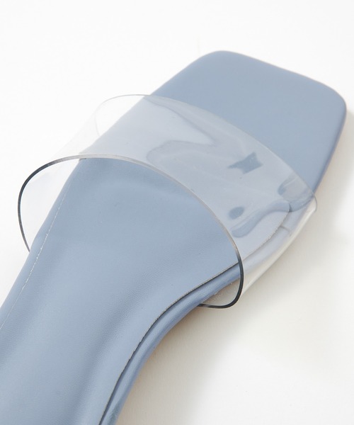 COLONY 2139（コロニートゥーワンスリーナイン）の「クリアベルトフラットサンダル（サンダル・レディース・ブラック/サックスブルー/アイボリー・22.5cm/23.5cm/24.5cm）」の5枚目の写真