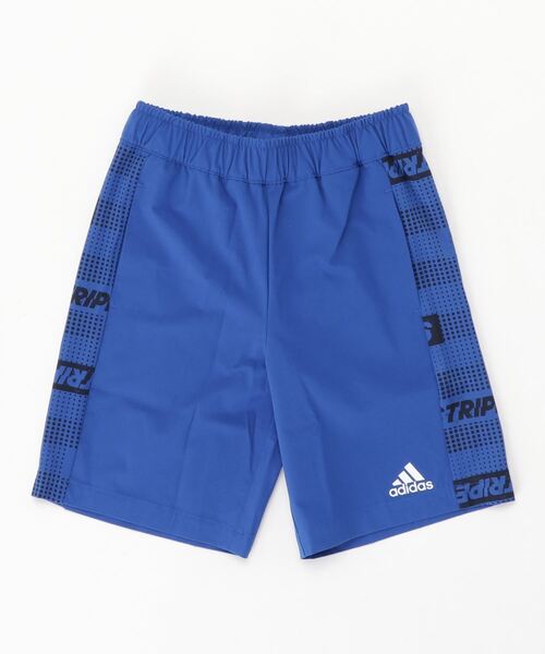 adidas（アディダス）の「アディダス adidas YBSPORTSAOPSHORTS（スウェットパンツ・キッズ・ブラック×ホワイト/ネイビー/ロイヤルブルー・140cm/130cm/160cm/150cm）」の3枚目の写真