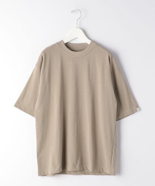 green label relaxing（グリーンレーベルリラクシング）の「＜ 機能 / 抗菌・吸水速乾 ＞ Livelihood New ボーダー クルーネック Tシャツ ＃（Tシャツ/カットソー・メンズ・ベージュ/ナチュラル・SMALL/MEDIUM/LARGE/X-LARGE/XX-LARGE/X-SMALL）」の9枚目の写真