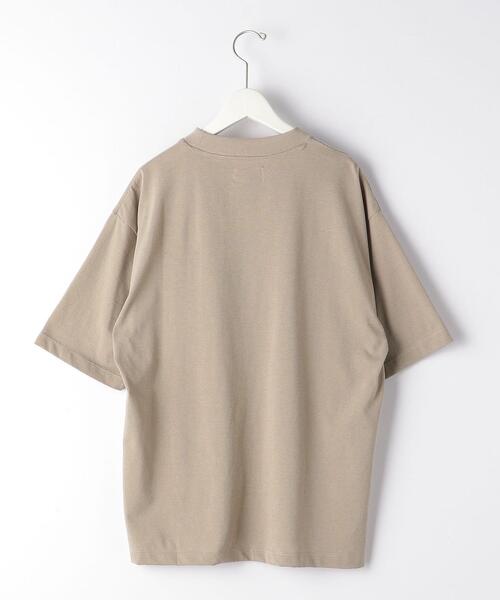 green label relaxing（グリーンレーベルリラクシング）の「＜ 機能 / 抗菌・吸水速乾 ＞ Livelihood New ボーダー クルーネック Tシャツ ＃（Tシャツ/カットソー・メンズ・ベージュ/ナチュラル・SMALL/MEDIUM/LARGE/X-LARGE/XX-LARGE/X-SMALL）」の3枚目の写真