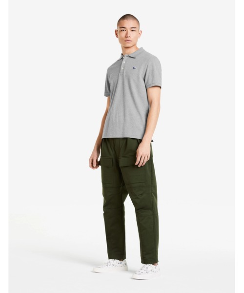 STONE ネイビーポロシャツ メゾンキツネ MAISON KITSUNE MM00202KJ7010 ポロシャツ BOLD