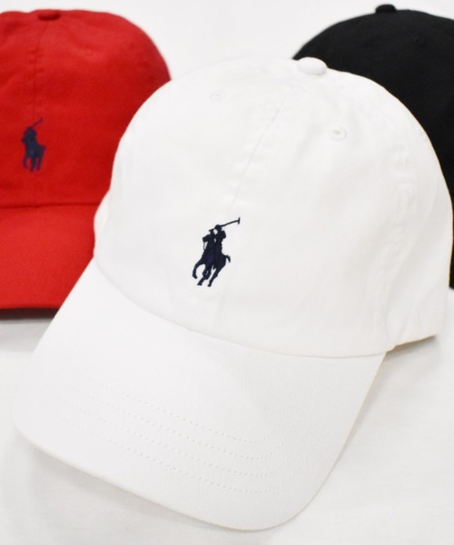 SPENDY'S Store(スペンディーズストア)の「<RALPH LAUREN/ラルフローレン>キャップ(キャップ・メンズ・ベージュ/ネイビー/レッド/ブラック/ホワイト・FREE)」の1枚目の写真