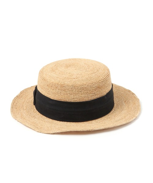 studio CLIP（スタディオクリップ）の「【キナリノ掲載商品】アソートカンカン帽（ハット・レディース・ベージュ/ブラック・FREE）」の7枚目の写真