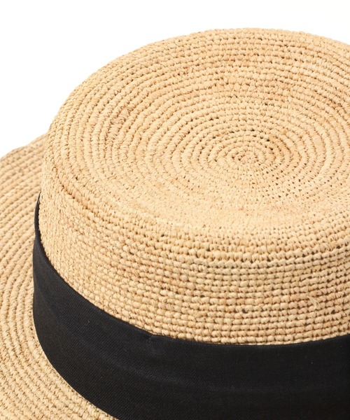 studio CLIP（スタディオクリップ）の「【キナリノ掲載商品】アソートカンカン帽（ハット・レディース・ベージュ/ブラック・FREE）」の19枚目の写真