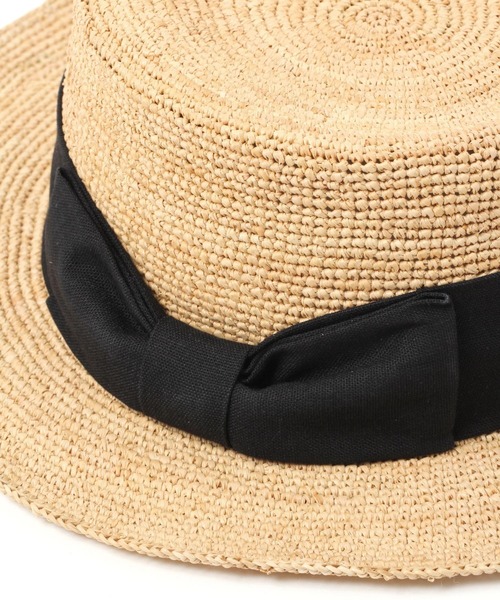 studio CLIP（スタディオクリップ）の「【キナリノ掲載商品】アソートカンカン帽（ハット・レディース・ベージュ/ブラック・FREE）」の22枚目の写真