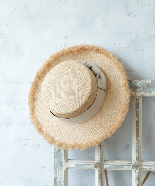 studio CLIP（スタディオクリップ）の「【キナリノ掲載商品】アソートカンカン帽（ハット・レディース・ベージュ/ブラック・FREE）」の13枚目の写真