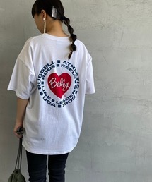 [RUSSELL ATHLETIC/ラッセル アスレチック] BERKLEY×RUSSEL ATHLETIC 別注サークルロゴ バックプリントTシャツ