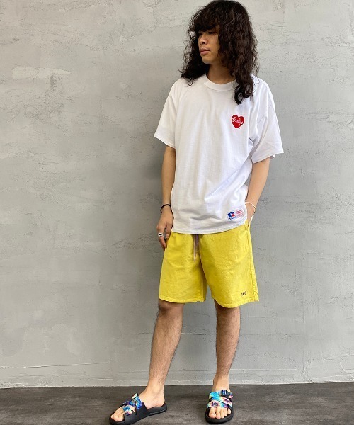 Russell Athletic（ラッセルアスレティック）の「[RUSSELL ATHLETIC/ラッセル アスレチック] BERKLEY×RUSSEL ATHLETIC 別注サークルロゴ バックプリントTシャツ（Tシャツ/カットソー・レディース・ホワイト/ネイビー・M/L）」の11枚目の写真