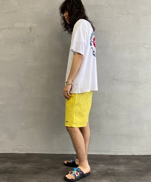 Russell Athletic（ラッセルアスレティック）の「[RUSSELL ATHLETIC/ラッセル アスレチック] BERKLEY×RUSSEL ATHLETIC 別注サークルロゴ バックプリントTシャツ（Tシャツ/カットソー・レディース・ホワイト/ネイビー・M/L）」の13枚目の写真