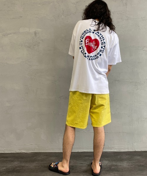 Russell Athletic（ラッセルアスレティック）の「[RUSSELL ATHLETIC/ラッセル アスレチック] BERKLEY×RUSSEL ATHLETIC 別注サークルロゴ バックプリントTシャツ（Tシャツ/カットソー・レディース・ホワイト/ネイビー・M/L）」の15枚目の写真