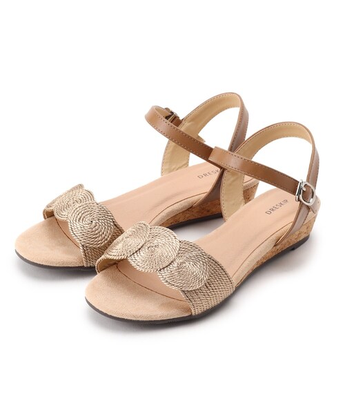 DRESKIP（ドレスキップ）の「◆うずまきサンダル（サンダル・レディース・ブラック/シルバー/ゴールド・35/45/25）」の4枚目の写真