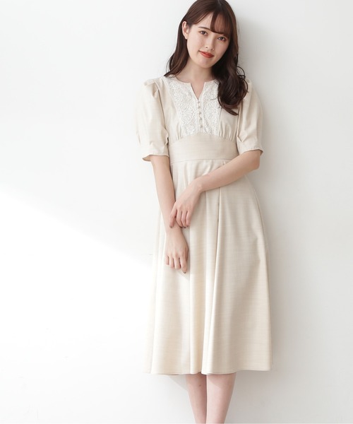 JILL by JILL STUART フレアブッチャーワンピース JILL by JILL STUART（ジルバイジルスチュアート）の「◇フレア
