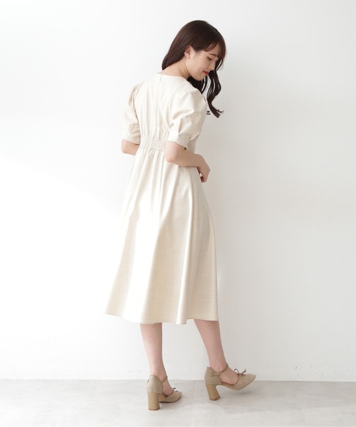 JILL by JILL STUART フレアブッチャーワンピース JILL by JILL STUART（ジルバイジルスチュアート）の「◇フレア