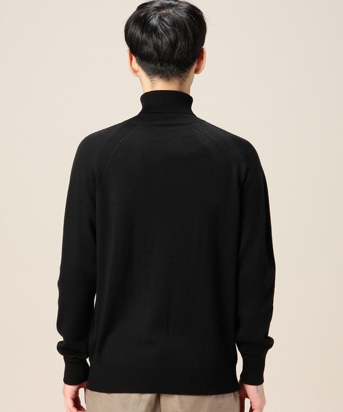 BEAUTY&YOUTH UNITED ARROWS(ビューティーアンドユースユナイテッドアローズ)の「BY メリノ ウール タートルネック(ニット/セーター・メンズ・ネイビー/ブラック/ゴールド・LARGE/SMALL/X-LARGE/MEDIUM)」の4枚目の写真