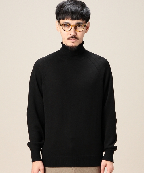 BEAUTY&YOUTH UNITED ARROWS(ビューティーアンドユースユナイテッドアローズ)の「BY メリノ ウール タートルネック(ニット/セーター・メンズ・ネイビー/ブラック/ゴールド・LARGE/SMALL/X-LARGE/MEDIUM)」の5枚目の写真