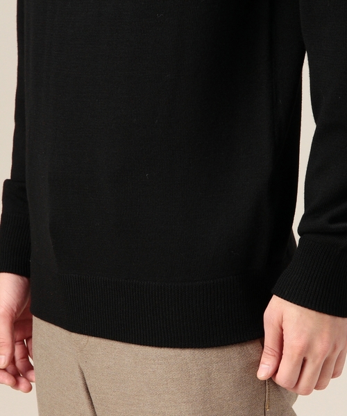 BEAUTY&YOUTH UNITED ARROWS(ビューティーアンドユースユナイテッドアローズ)の「BY メリノ ウール タートルネック(ニット/セーター・メンズ・ネイビー/ブラック/ゴールド・LARGE/SMALL/X-LARGE/MEDIUM)」の11枚目の写真