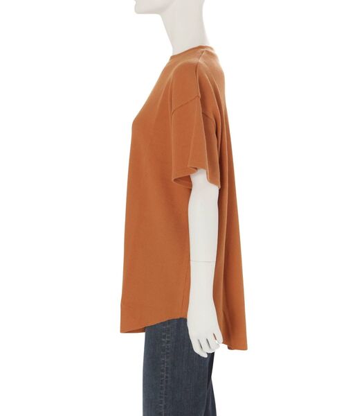 Ungrid（アングリッド）の「【WEB限定】ワッフルハーフスリーブTee（Tシャツ/カットソー・レディース・オフホワイト/チャコールグレー/オレンジ/ミント/ブルー/パープル・FREE）」の22枚目の写真