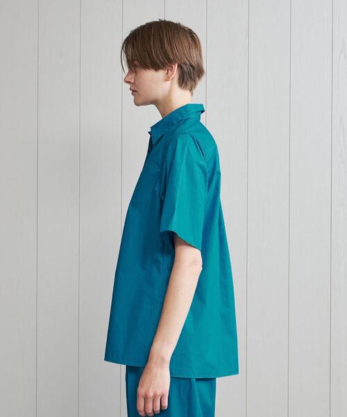 H　BEAUTY&YOUTH UNITED ARROWS（エイチビューティーアンドユースユナイテッドアローズ）の「＜H＞COTTON SHORT SLEEVE SHIRT/シャツ（シャツ/ブラウス・レディース・ブラック/ピンク/ターコイズブルー・SMALL/MEDIUM）」の7枚目の写真