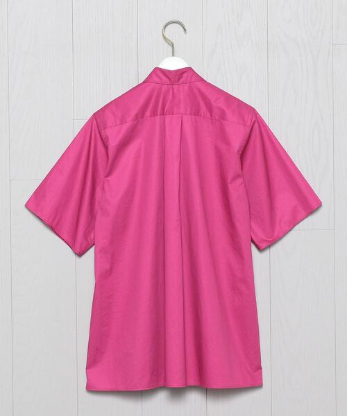 H　BEAUTY&YOUTH UNITED ARROWS（エイチビューティーアンドユースユナイテッドアローズ）の「＜H＞COTTON SHORT SLEEVE SHIRT/シャツ（シャツ/ブラウス・レディース・ブラック/ピンク/ターコイズブルー・SMALL/MEDIUM）」の11枚目の写真