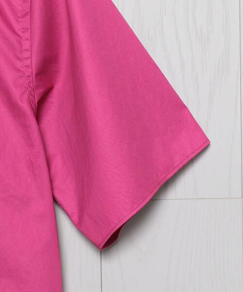 H　BEAUTY&YOUTH UNITED ARROWS（エイチビューティーアンドユースユナイテッドアローズ）の「＜H＞COTTON SHORT SLEEVE SHIRT/シャツ（シャツ/ブラウス・レディース・ブラック/ピンク/ターコイズブルー・SMALL/MEDIUM）」の13枚目の写真