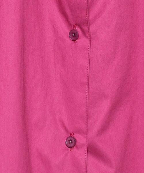 H　BEAUTY&YOUTH UNITED ARROWS（エイチビューティーアンドユースユナイテッドアローズ）の「＜H＞COTTON SHORT SLEEVE SHIRT/シャツ（シャツ/ブラウス・レディース・ブラック/ピンク/ターコイズブルー・SMALL/MEDIUM）」の15枚目の写真