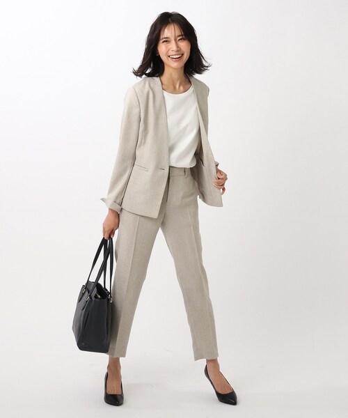 24SS 美品✨ UNTITLED ドレッサーアーステックリネンL 洗える