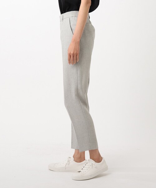 UNTITLED（アンタイトル）の「◆【洗える】ドレッサーアーステックリネンセンタープレスパンツ（スーツパンツ・レディース・ネイビー/ライトグレー/ベージュ・00/02/01/03/99）」の4枚目の写真