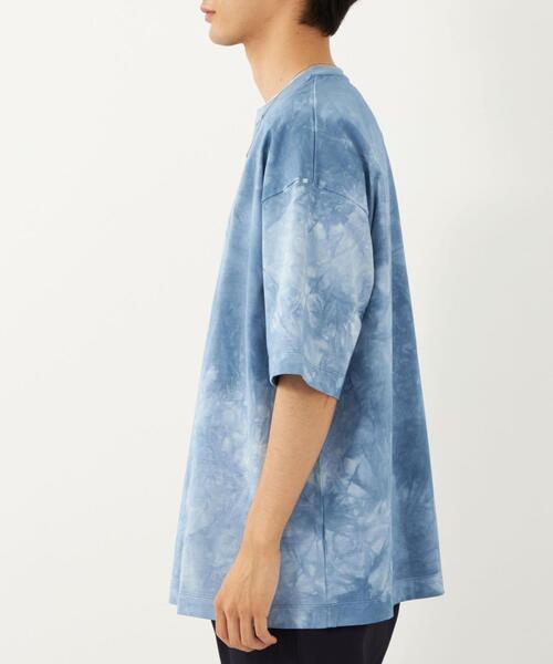 BRACTMENT（ブラクトメント）の「[ ブラクトメント ] BRACTMENT ガーメントダイ タイダイ クルーネック Tシャツ（Tシャツ/カットソー・メンズ・オレンジ系その他/コバルトブルー・40/38/36）」の8枚目の写真