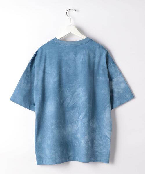 BRACTMENT（ブラクトメント）の「[ ブラクトメント ] BRACTMENT ガーメントダイ タイダイ クルーネック Tシャツ（Tシャツ/カットソー・メンズ・オレンジ系その他/コバルトブルー・40/38/36）」の3枚目の写真