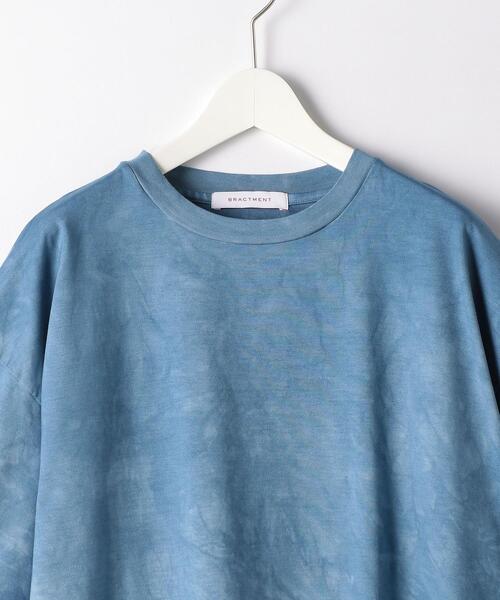 BRACTMENT（ブラクトメント）の「[ ブラクトメント ] BRACTMENT ガーメントダイ タイダイ クルーネック Tシャツ（Tシャツ/カットソー・メンズ・オレンジ系その他/コバルトブルー・40/38/36）」の9枚目の写真
