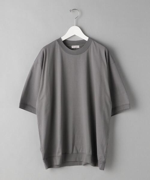 BEAUTY&YOUTH UNITED ARROWS（ビューティーアンドユースユナイテッドアローズ）の「BY ハイゲージコットン スウェット Tシャツ（Tシャツ/カットソー・メンズ・ホワイト/ライトグレー/オリーブ・SMALL/MEDIUM/LARGE/X-LARGE）」の12枚目の写真