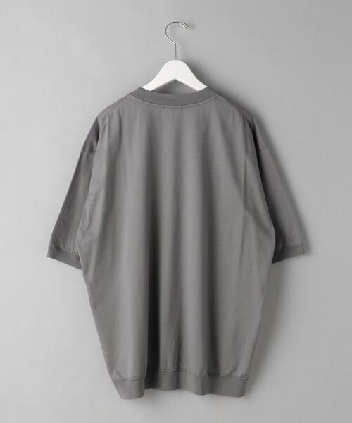 BEAUTY&YOUTH UNITED ARROWS（ビューティーアンドユースユナイテッドアローズ）の「BY ハイゲージコットン スウェット Tシャツ（Tシャツ/カットソー・メンズ・ホワイト/ライトグレー/オリーブ・SMALL/MEDIUM/LARGE/X-LARGE）」の13枚目の写真